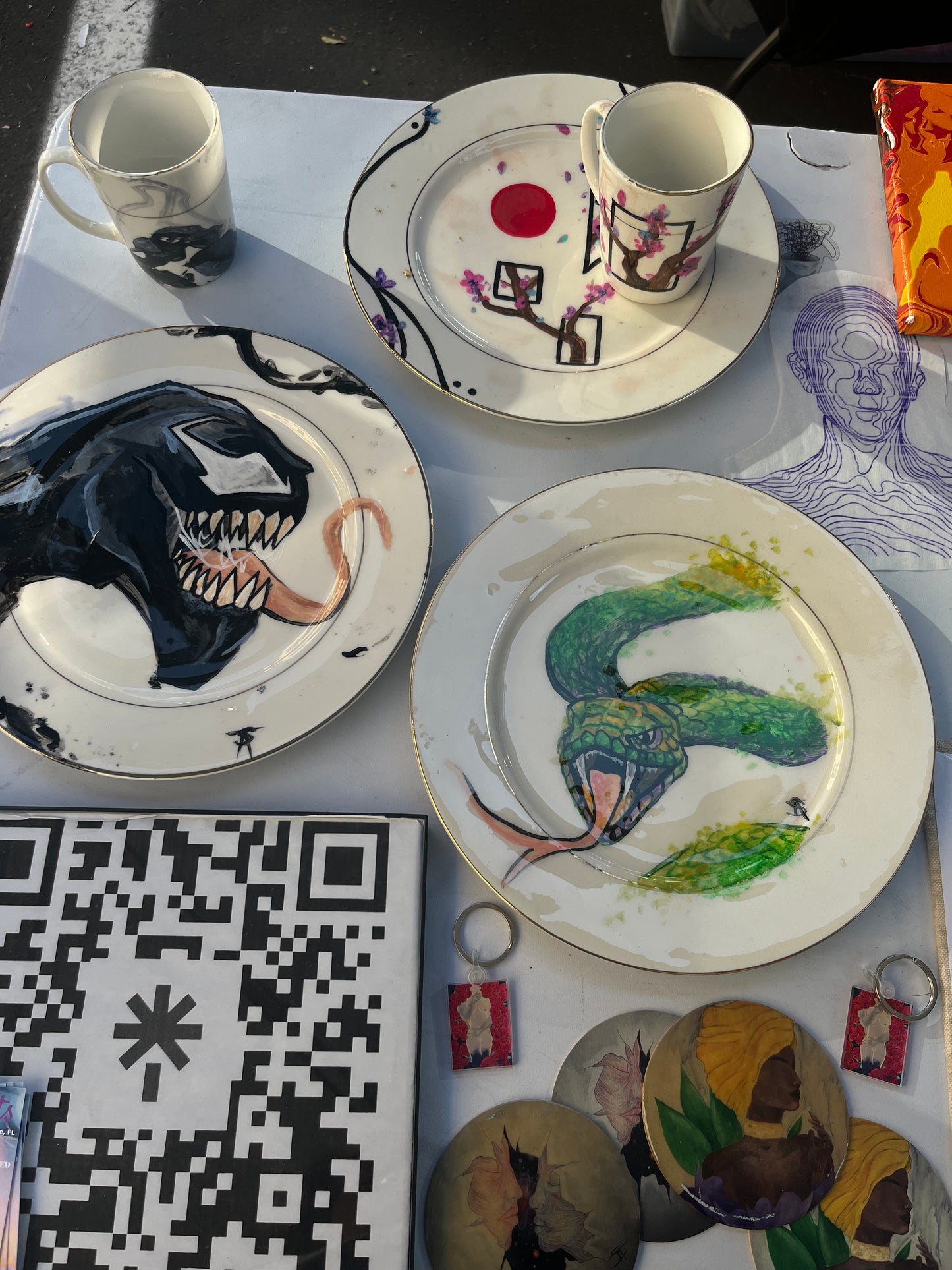 Custom plate set
